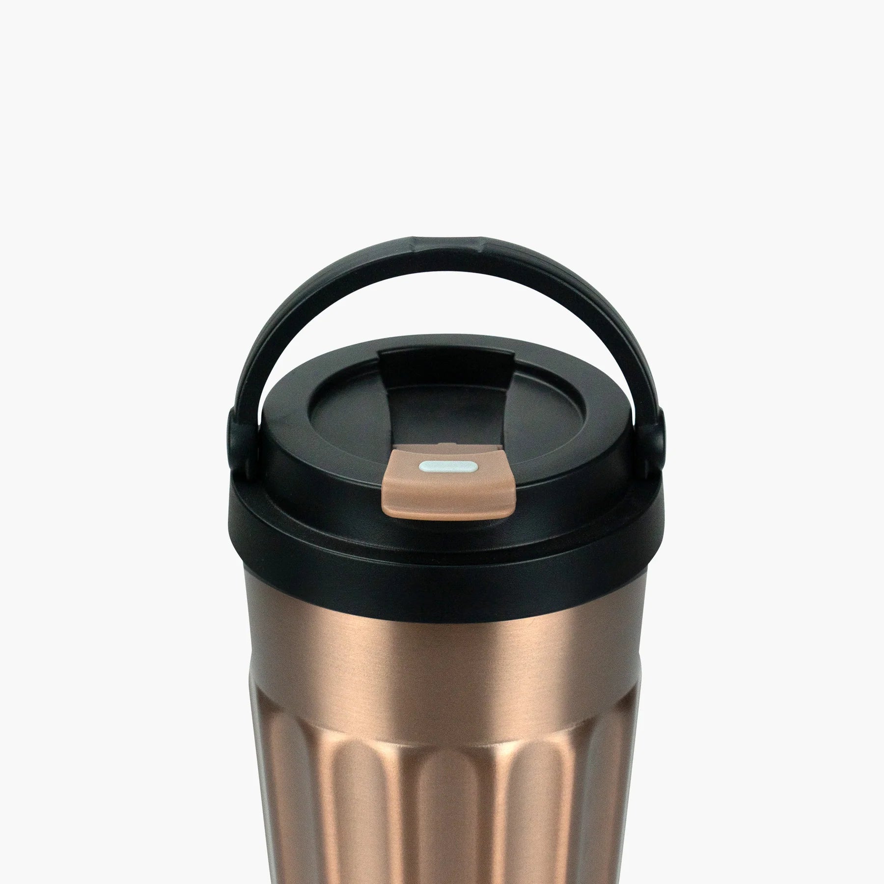 Tasse en acier inoxydable 304, capacité 400ml ou 500ml, avec couvercle en PP, ABS et silicone. Conserve la chaleur ou la fraîcheur pendant 6 à 12 heures poignée maintien 