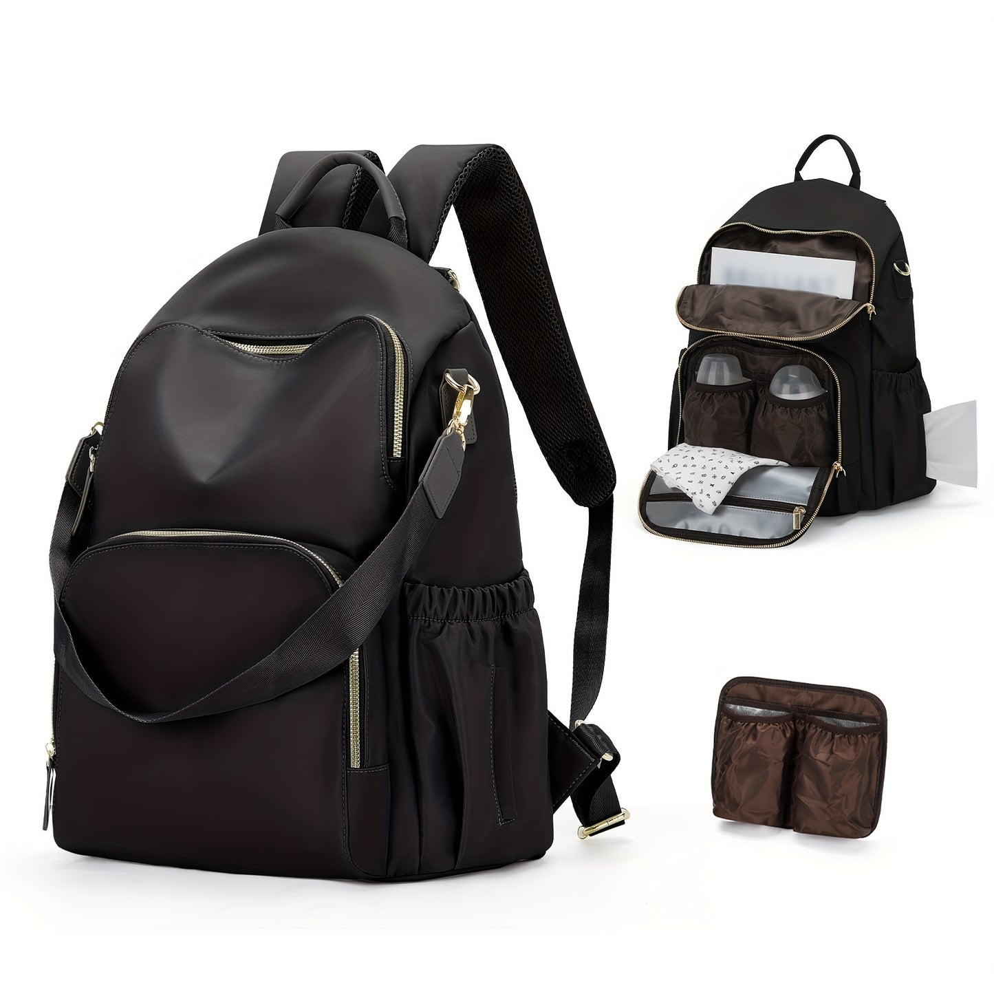 Versatile diaper backpack