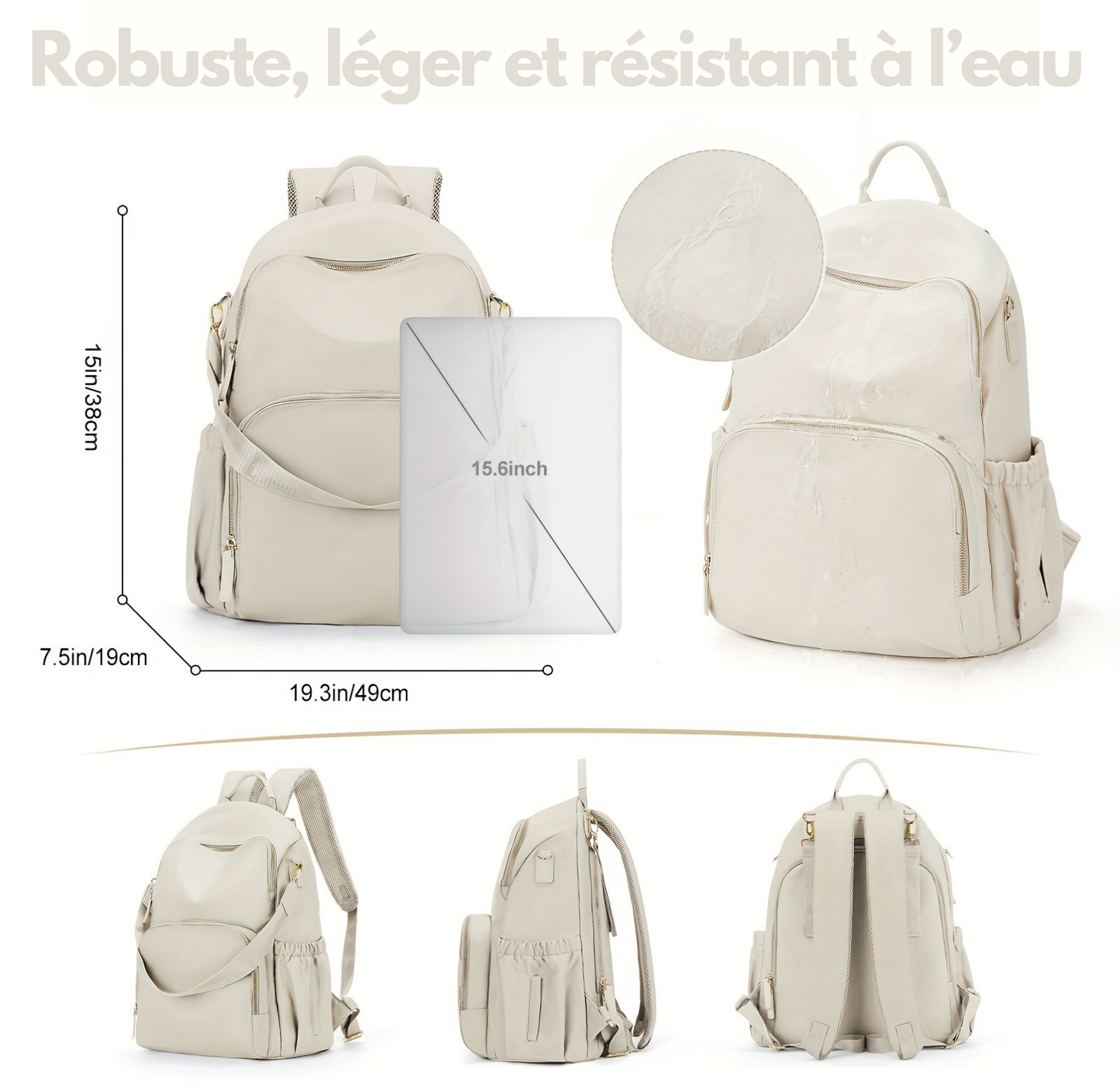 Versatile diaper backpack