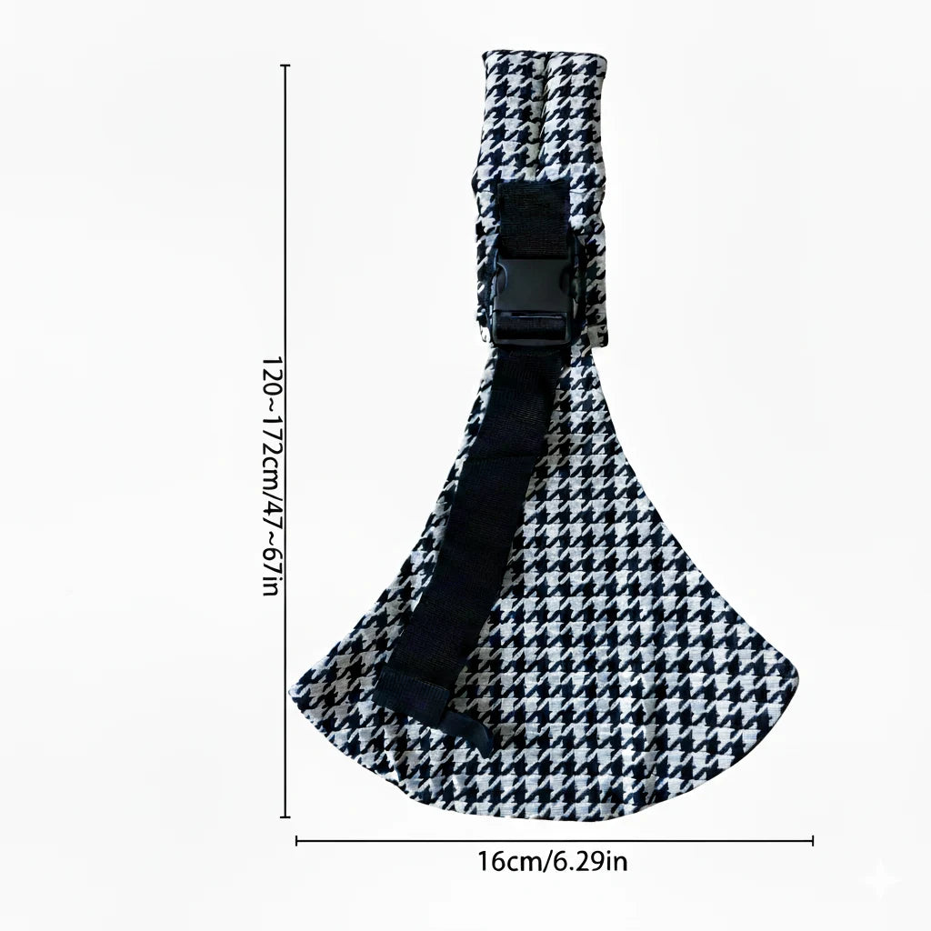 Écharpe de portage Nomade légère et compacte en coton doux, confortable et respirante pour bébé, adaptée de 16 à 172 cm

