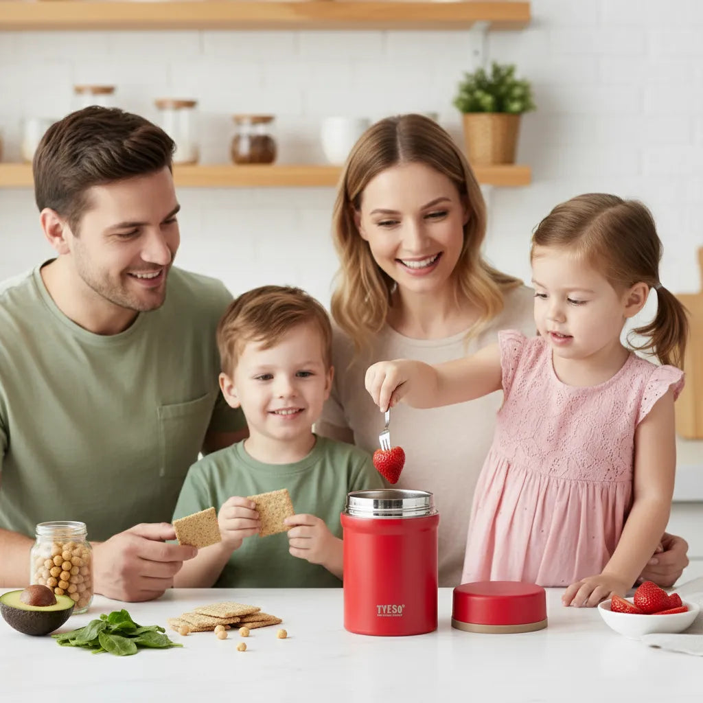 Lunch box isotherme en acier inoxydable 316 et 304, double paroi pour conserver les repas chauds ou froids plus longtemps, hygiénique et durable pour un usage quotidien