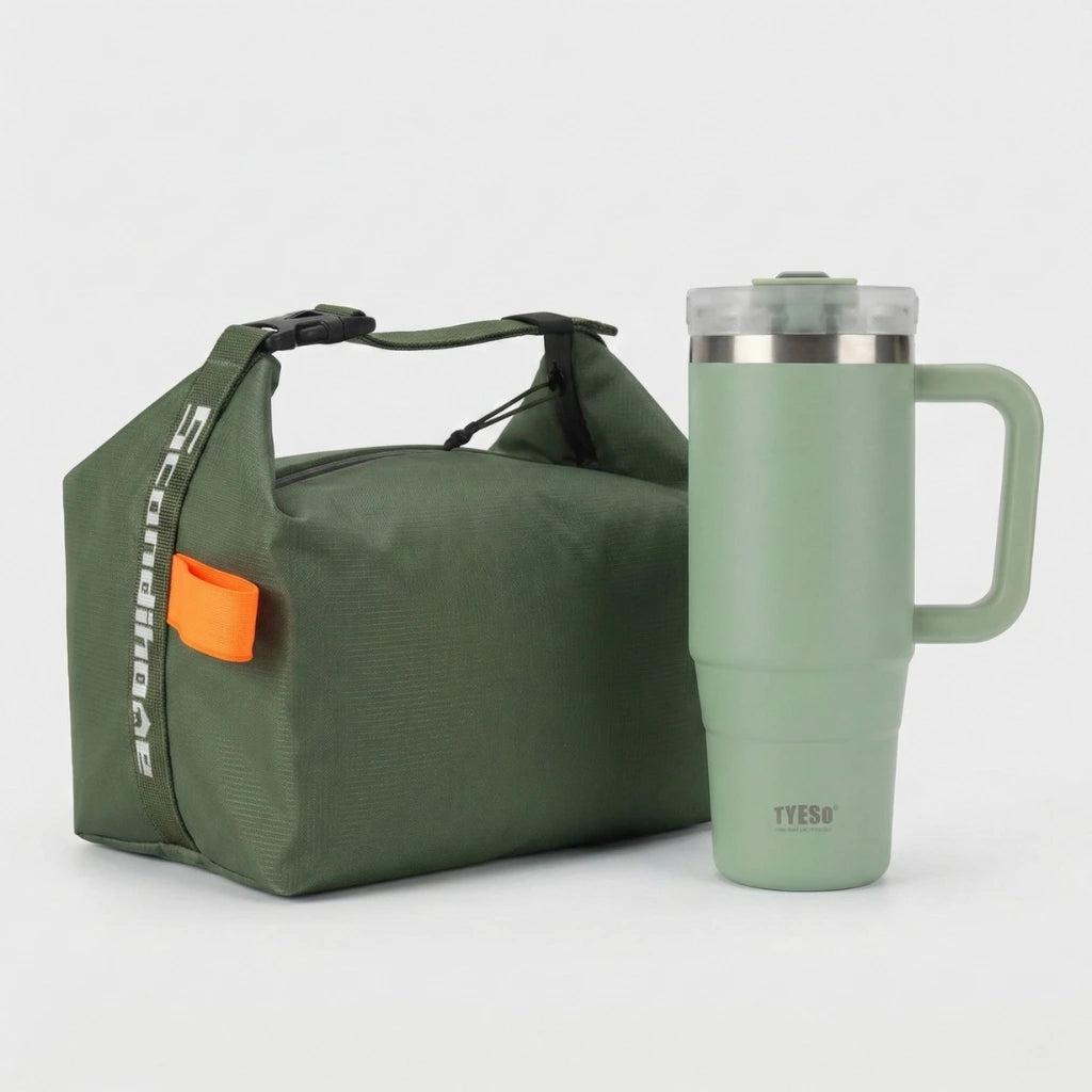Pack Lunch Bag isotherme et Gobelet paille 900ml Goodnvibes Le Goodn'Move