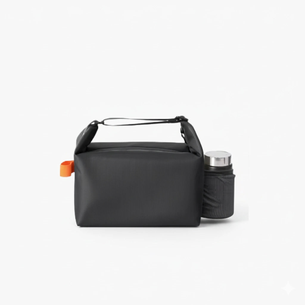 Lunch Bag NomadBox isotherme compactable – sac repas nomade en tissu Oxford résistant, parfait pour garder les aliments frais.