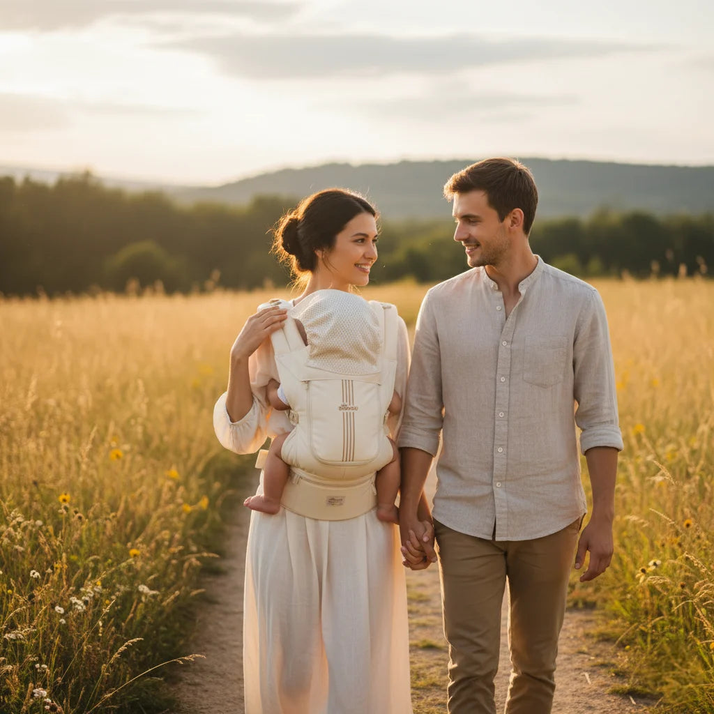 Porte-bébé ergonomique NéoNast pour bébés dès la naissance jusqu’à 20 kg, confort et sécurité assurés avec assise antidérapante, idéal pour parents actifs et promenades quotidiennes.