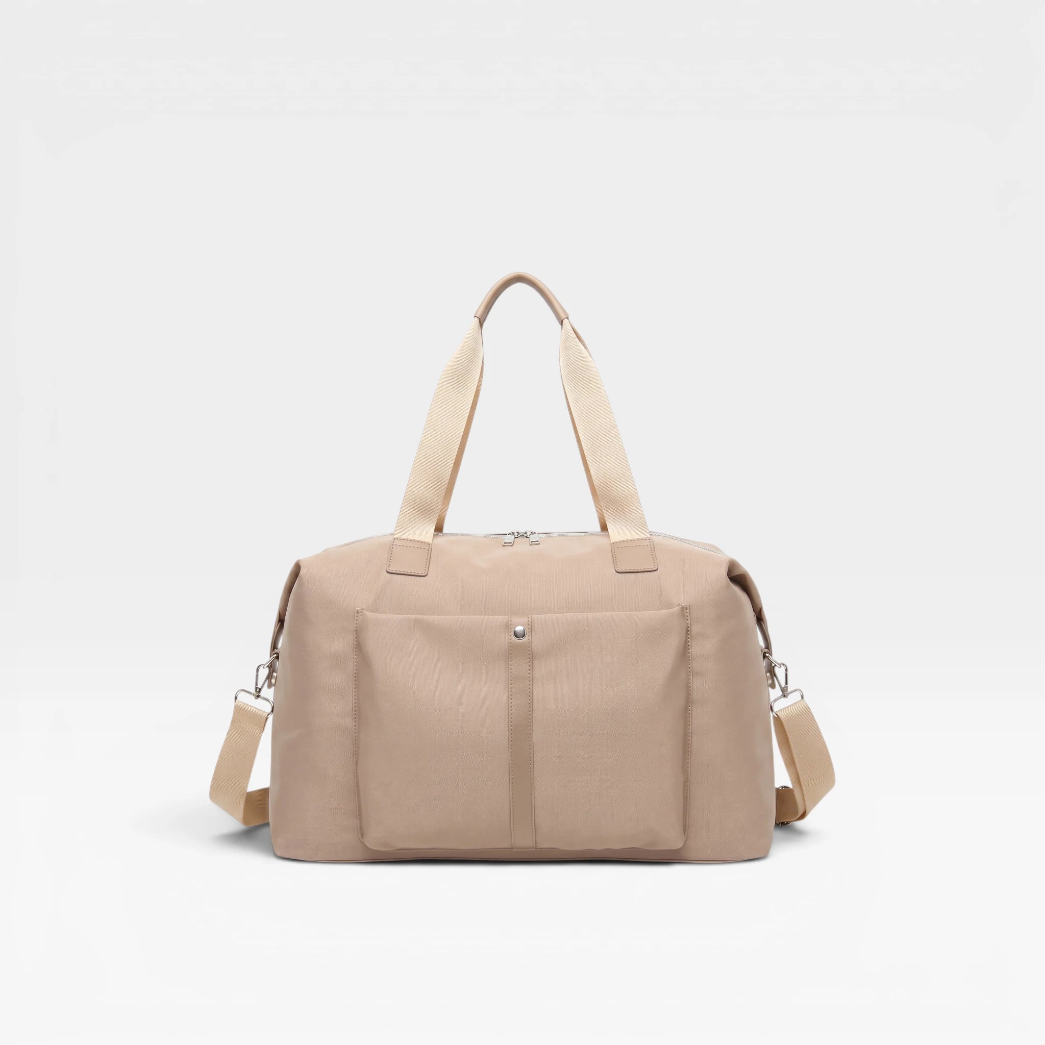Sac à langer MoodPack couleur beige. Accessoire de voyage pour bébé avec compartiments multiples pensé pour les parents actifs.