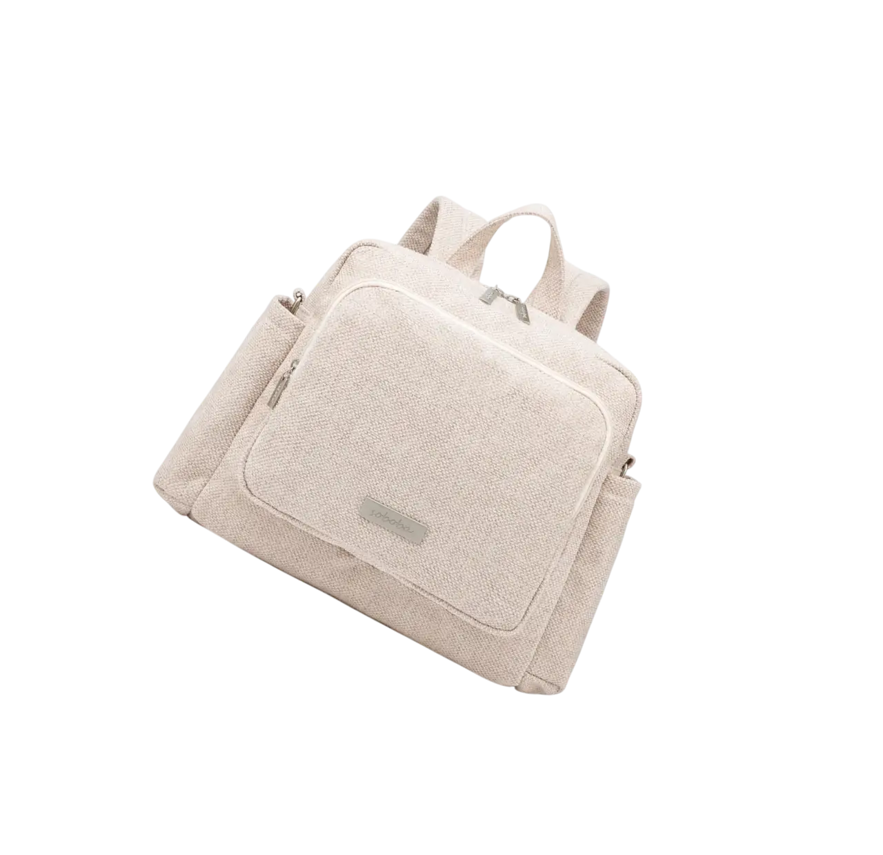 Sac à langer en PU léger et compact, dimensions 34x32x12 cm, facile à nettoyer avec chiffon microfibre