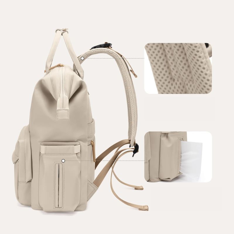 Sac Nyla en usage lors d’une sortie extérieure, style nomade
