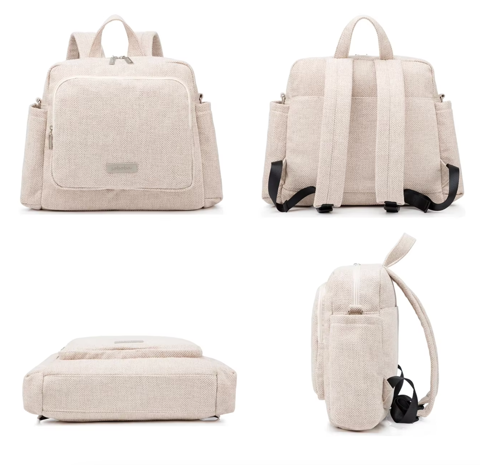 Sac à Langer Élégant Tweed
