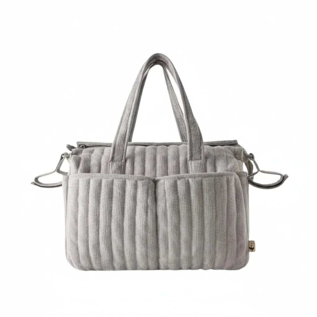 Grand sac à langer avec 5 poches fonctionnelles