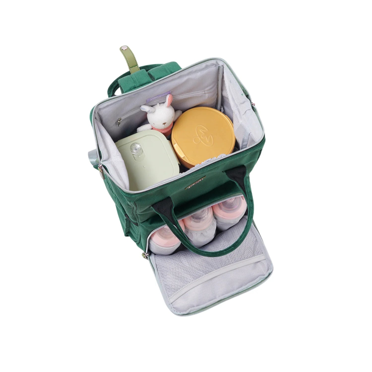 Sac à langer multifonction 45x30x22cm avec matelas à langer inclus, idéal pour sorties avec bébé


