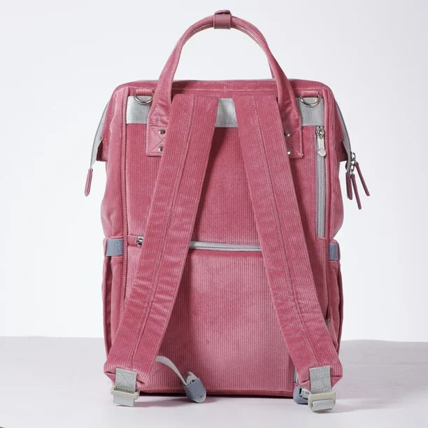 Sac à Langer en Velours Côtelé Premium